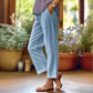 【M-4XL】👖Pamut és vászon laza szabású egyenes nadrágok