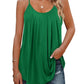 【M-4XL】👚Női spagetti pántos rakott laza felső
