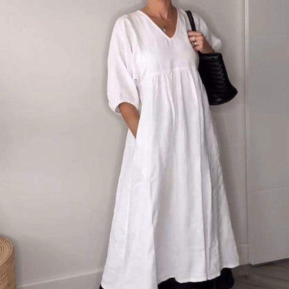 🎀Női alkalmi ruha hegyes nyakkivágással