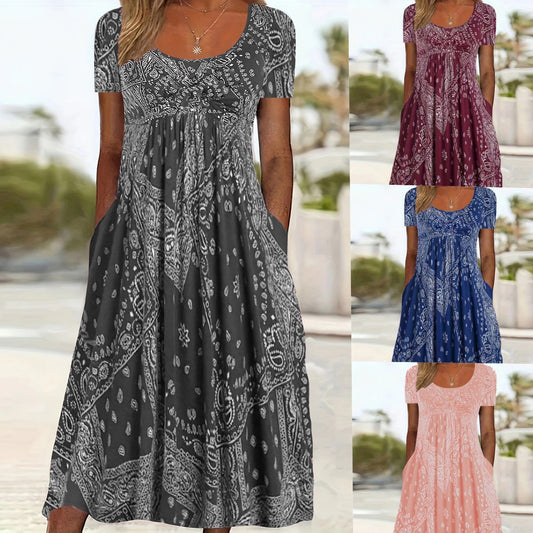 【XL-4XL】🌺Női elegáns virágos ruha