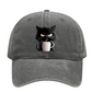 Cuki fekete macska vintage baseball sapka