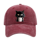 Cuki fekete macska vintage baseball sapka