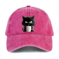 Cuki fekete macska vintage baseball sapka