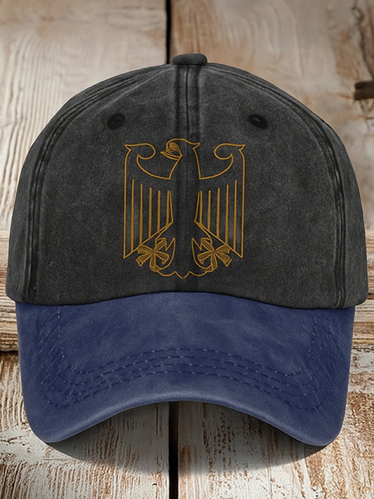Retro németország zászló sas nyomtatott vintage retro unisex resort baseball sapka