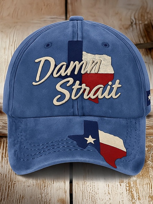 Retro átkozott szoros country music texas western nyomtatott vintage retro unisex resort baseball sapka