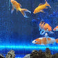 LED akvárium színes légbuborék-fény