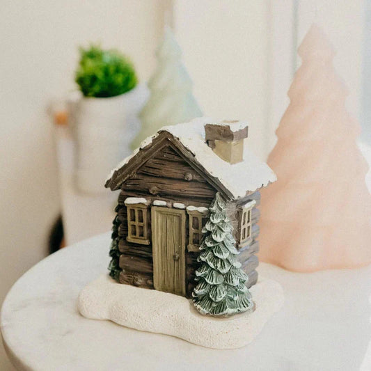 🏠 Faház Tölcséres Kandalló füstölgő kéménnyel 🎄 Tökéletes karácsonyi ajándék