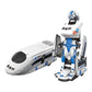 Újratölthető átalakítható vonat robot játék