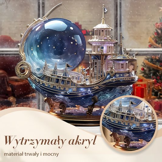 Kreatywna dekoracja stołowa z motywem księżyca