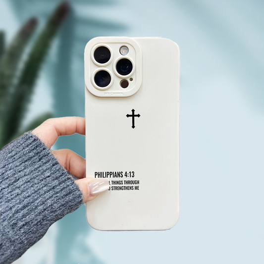 Matt iPhone tok keresztmintával