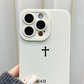 Matt iPhone tok keresztmintával