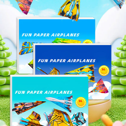 ✈️Papírrepülő – gyermekeknek szóló origami, 3D-s színes papír