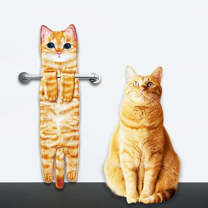 😺 Bájos törülköző kiscicával