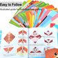 🧒 Fejlesztő origami, háromdimenziós kézműves DIY, CPC+CE kettős tanúsítvánnyal ✨ Utánvéttel