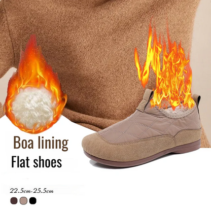 Női kültéri termikus slip-on cipő