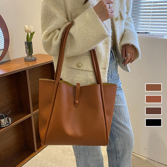 Minimalista, nagy kapacitású női táska