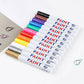 12 színű vízálló festékfilctoll autógumikhoz