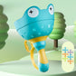 Gyerekeknek szóló, kötélen függő repülő csészealj, béka mintával