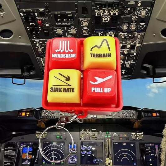 【✨1 + 1 ingyen-2 db】 Airbus figyelmeztető hangszimulátor kulcstartóval ✈️