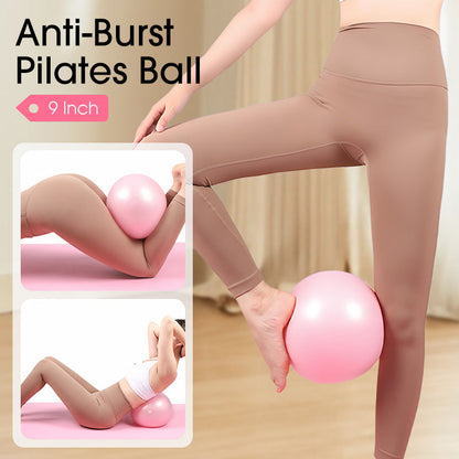 🧘‍♀️9 hüvelykes, defektbiztos Pilates labda pumpával