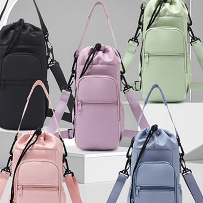 Vízpalack tartó táska telefonzsebekkel