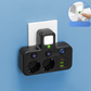 Okos tápkábeles kiegészítő USB-portokkal (EU dugó)