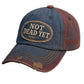 【NOT DEAD YET】 Vintage stílusú baseball sapka, kimosott hatású