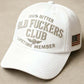 【Old Fuckers Club】 Stílusos retro baseball sapka, hűvös, merész hangulattal