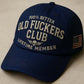 【Old Fuckers Club】 Stílusos retro baseball sapka, hűvös, merész hangulattal