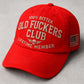 【Old Fuckers Club】 Stílusos retro baseball sapka, hűvös, merész hangulattal
