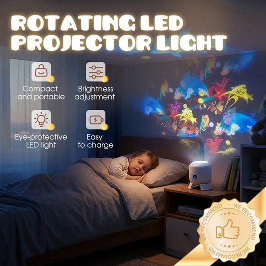 2026 Dinamikusan forgó LED projektor lámpa