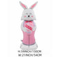 【✨ 1 + 1 ingyenes -  2 db】🐰Óriási 3D álló nyuszi léggömb önálló ünnepi hangulatot teremt