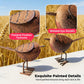 Rusztikus, festett madár – Kerti dísz kézzel festett részletekkel