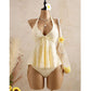 🎀 Retro francia csipkés bikini, szexi és karcsúsító【✨ Utánvétes fizetés】