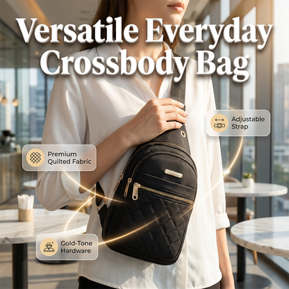 Női stílusos, többzsebes crossbody táska