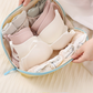 🧳💕 Hordozható utazási rendszerező alsóneműkhöz – Különálló tároló melltartóknak, bugyiknak és zokniknak