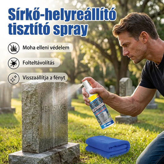 🧴💚 Sírkőtisztító – a sárgás foltok gyors eltávolítására 💰 Utánvéttel fizethető