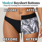 🌊S-4XL👙 Tankini szett Boyshort biztonságos fedés