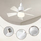 💡 Új kis ventilátoros lámpa | E27-es menetes mennyezeti ventilátoros lámpa