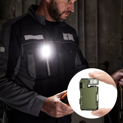 🔦 Újratölthető EDC mini zseblámpa, 400 lumenes erős fény