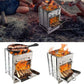 ♨️🏕️ Összecsukható kerti grill kempingezéshez