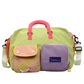 Casual Color Block Overnight Bag