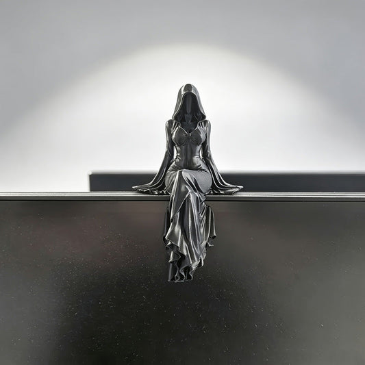 🧜‍♀️ A Halálasszony-szobor elegáns gótikus stílusban