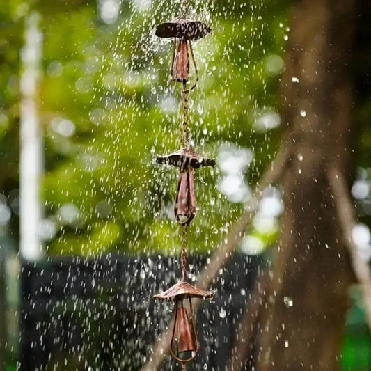 🍄 Díszes gomba alakú esőlánc ereszcsatornához