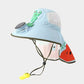 Sun Protection Flap Hat with Built in Cooling Fan