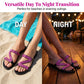 Women's Rhinestone Flat Slide Sandals