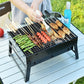 🍢 Fiókos, összecsukható, hordozható grill állvánnyal