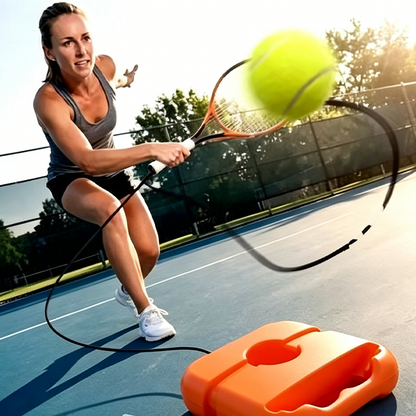 🏸 Zsinórral ellátott, visszapattanó tenisz-edzőeszköz