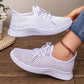 👟☁️ Női szellős kötött sétálócipő –✨ Pehelykönnyű és puha, amely garantálja a fáradhatatlan lépteket egész nap 🚶‍♀️