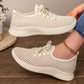 👟☁️ Női szellős kötött sétálócipő –✨ Pehelykönnyű és puha, amely garantálja a fáradhatatlan lépteket egész nap 🚶‍♀️